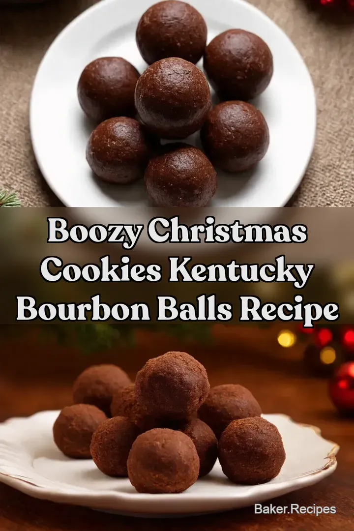 Boozy Christmas Cookies Kentucky Bourbon Balls Recipe