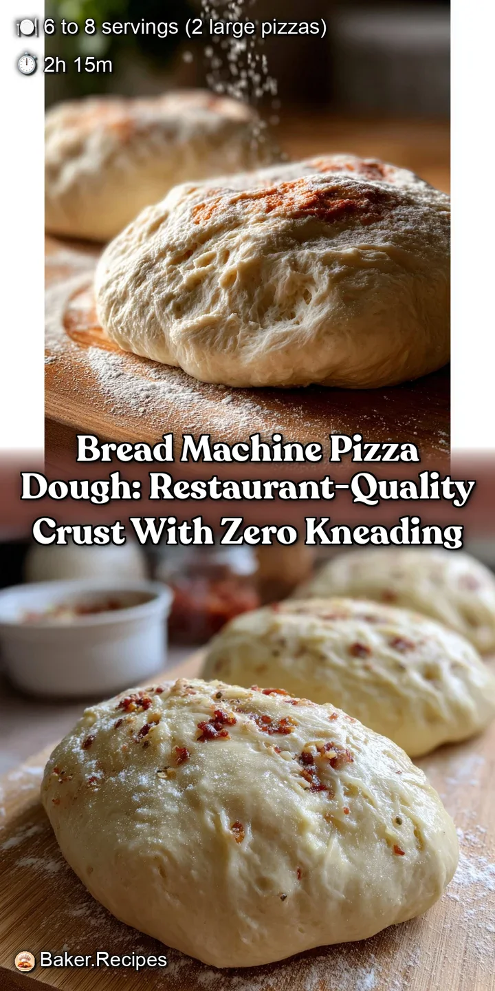 Bread Machine Pizza Dough: Restaurant-Quality Crust with Zero Kneading