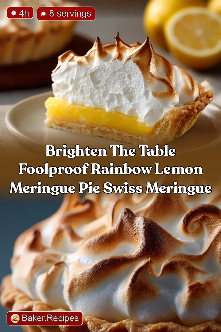 Brighten the Table Foolproof Rainbow Lemon Meringue Pie Swiss Meringue