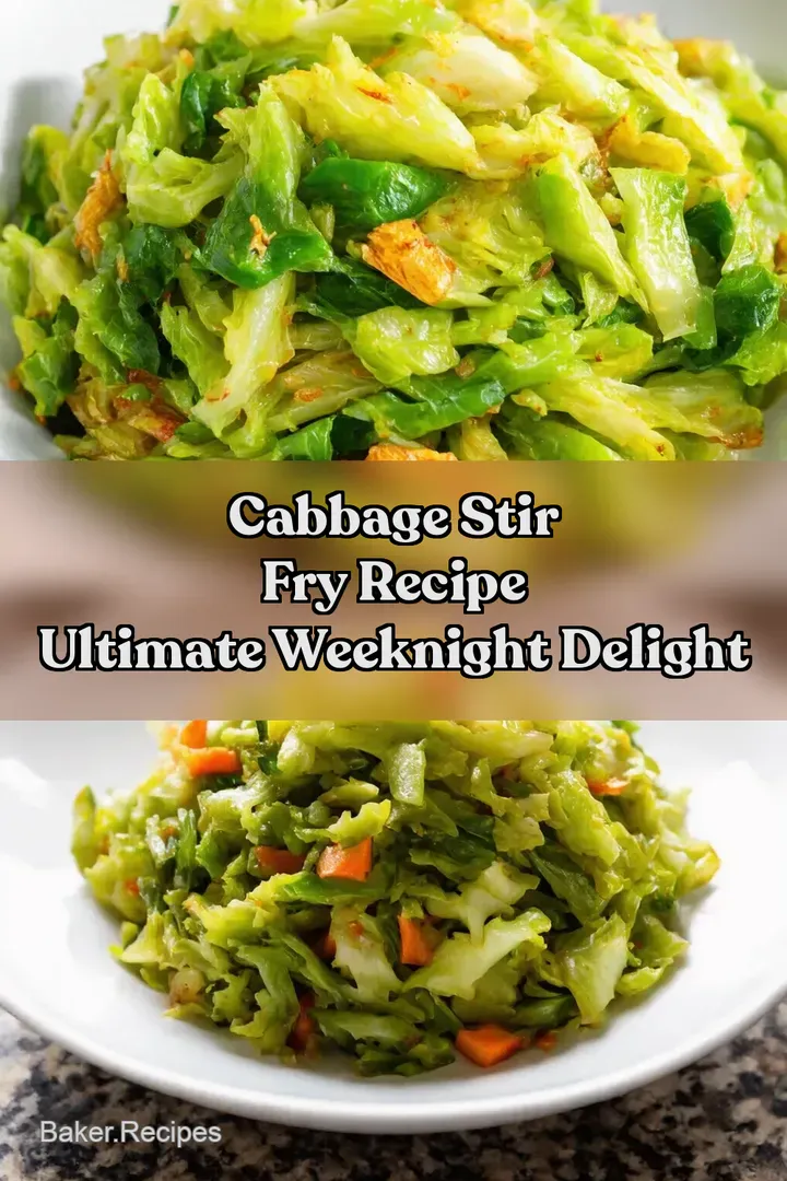 Cabbage Stir Fry Recipe Ultimate Weeknight Delight