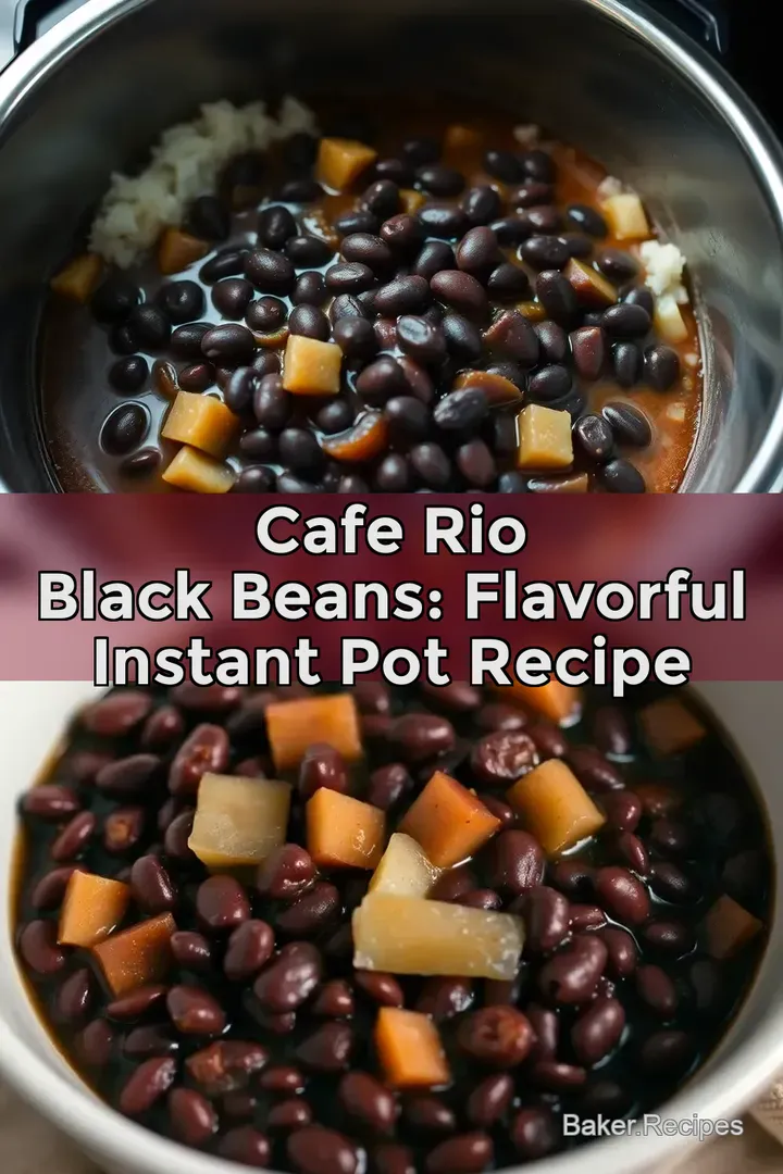 Cafe Rio Black Beans: Flavorful Instant Pot Recipe