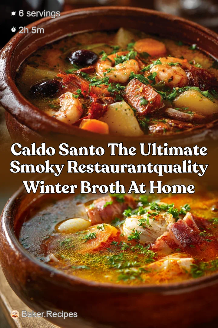 Caldo Santo The Ultimate Smoky RestaurantQuality Winter Broth at Home