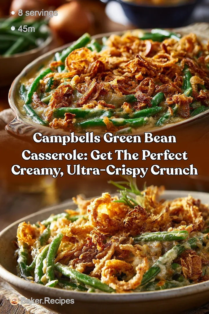 Campbells Green Bean Casserole: Get the Perfect Creamy Ultra-Crispy Crunch