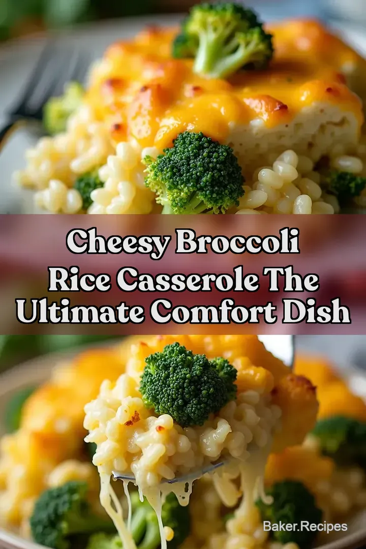 Cheesy broccoli rice casserole The Ultimate Comfort Dish