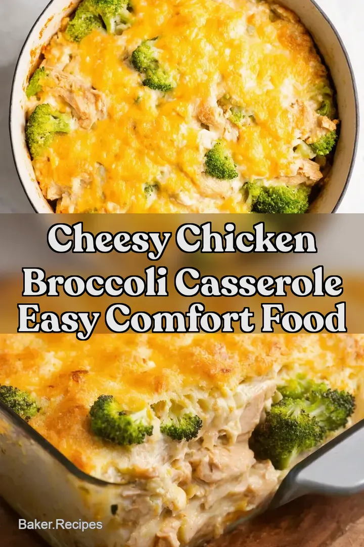 Cheesy Chicken Broccoli Casserole Easy Comfort Food