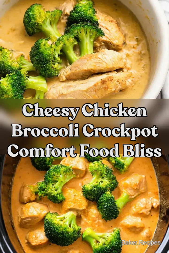 Cheesy Chicken Broccoli Crockpot Comfort Food Bliss