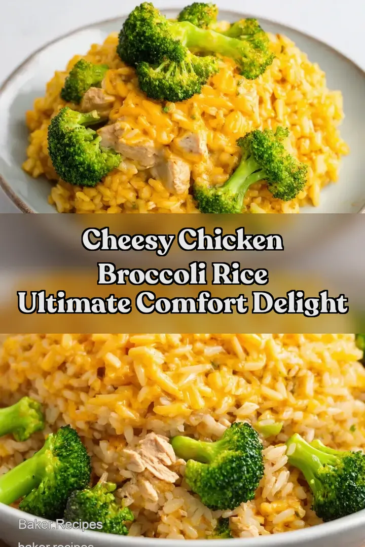 Cheesy Chicken Broccoli Rice Ultimate Comfort Delight