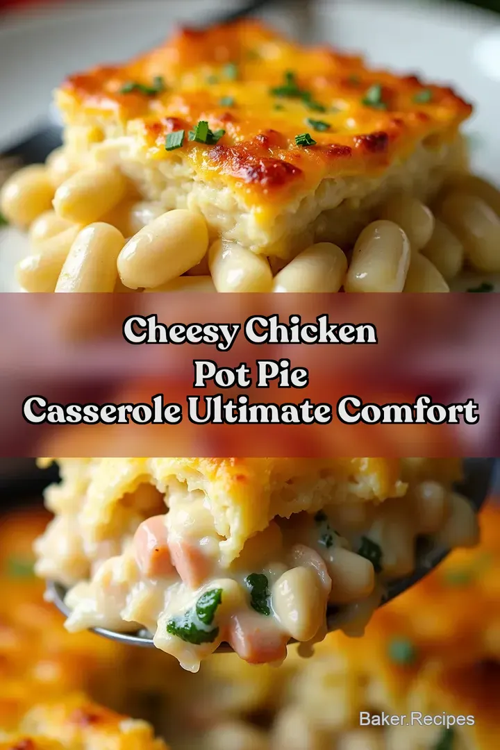 Cheesy Chicken Pot Pie Casserole Ultimate Comfort