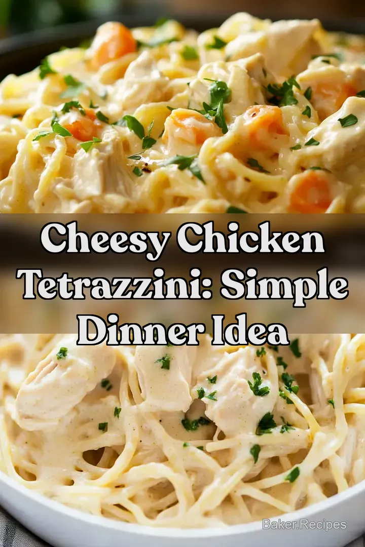 Cheesy Chicken Tetrazzini: Simple Dinner Idea