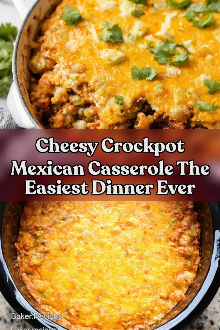 Cheesy Crockpot Mexican Casserole The Easiest Dinner Ever