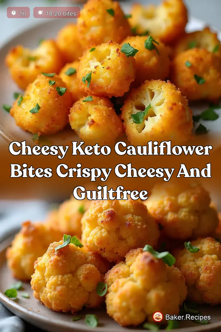 Cheesy Keto Cauliflower Bites Crispy Cheesy and GuiltFree