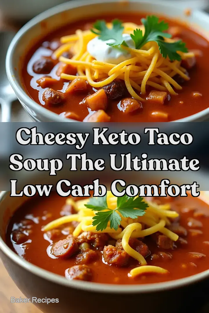 Cheesy Keto Taco Soup The Ultimate Low Carb Comfort
