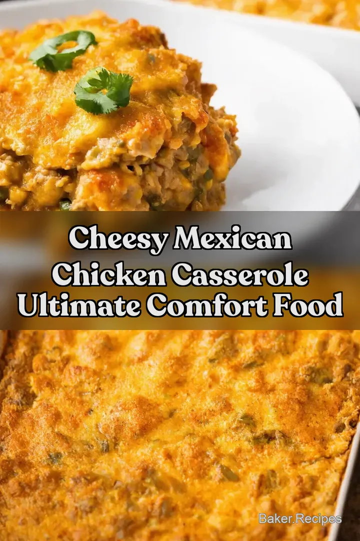 Cheesy Mexican Chicken Casserole Ultimate Comfort Food