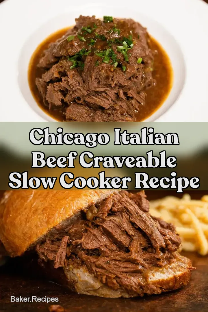 Chicago Italian Beef Craveable Slow Cooker Recipe