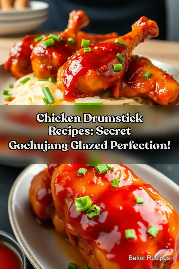 Chicken Drumstick Recipes: Secret Gochujang Glazed Perfection!