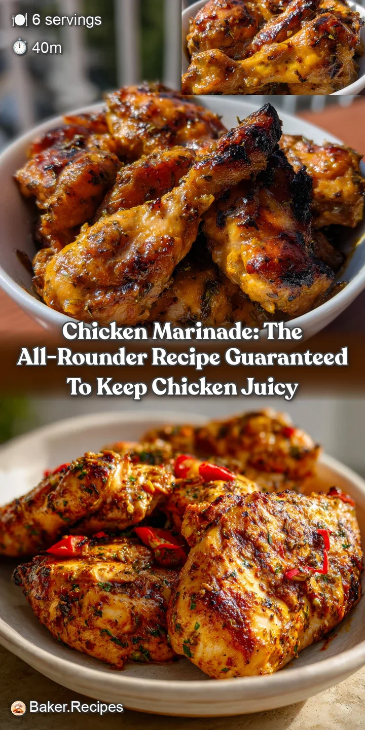 Chicken Marinade: The All-Rounder Recipe Guaranteed to Keep Chicken Juicy