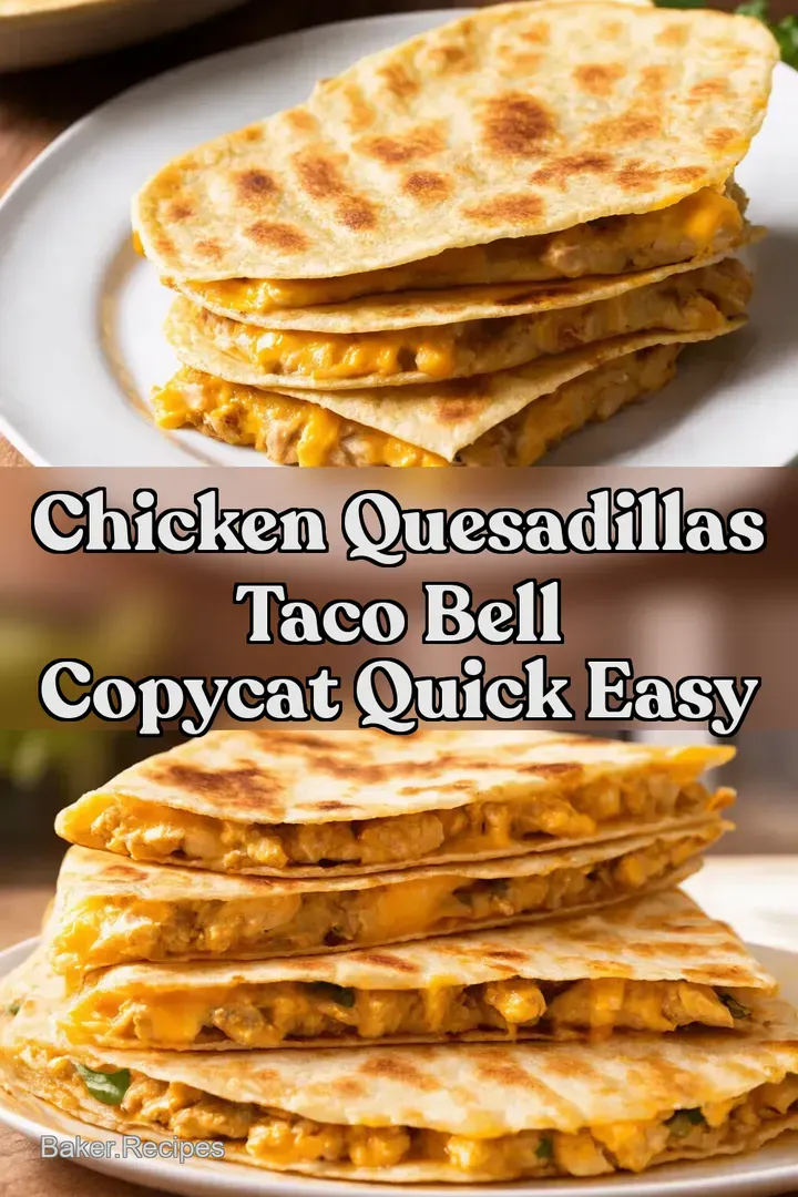 Chicken Quesadillas Taco Bell Copycat Quick Easy