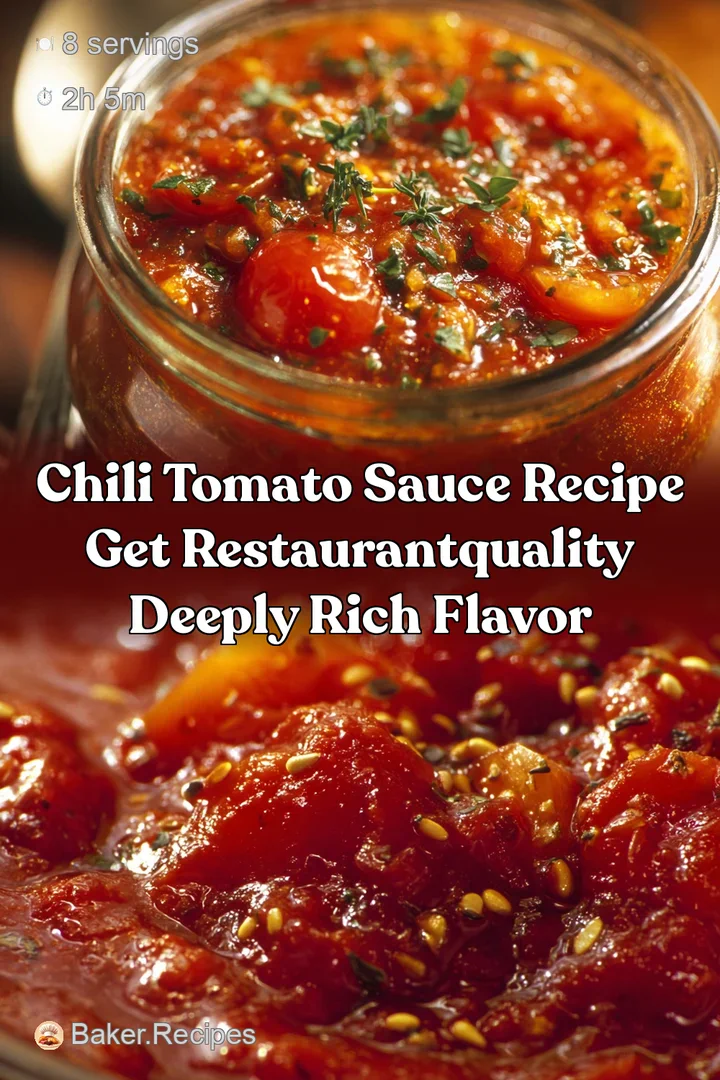Chili Tomato Sauce Recipe Get RestaurantQuality Deeply Rich Flavor