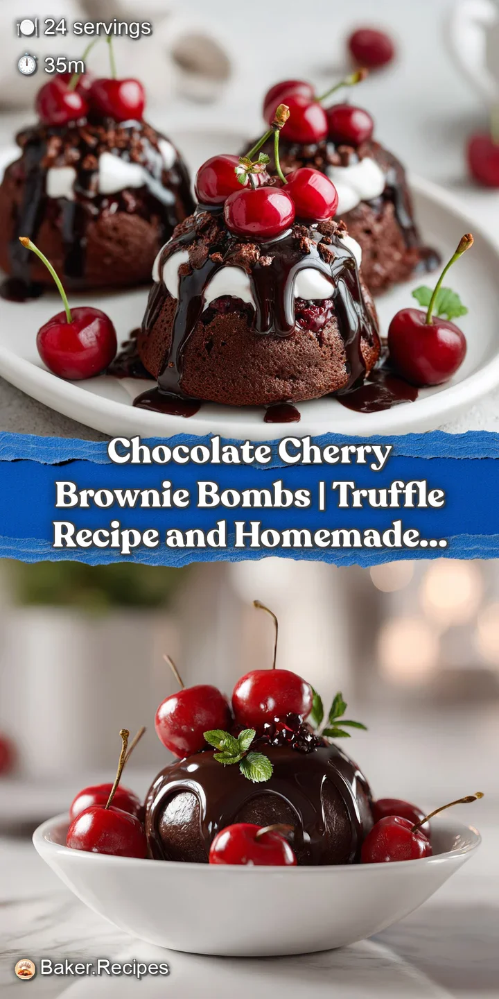 Close-up of a broken chocolate brownie bomb, showing a molten dark center and chewy texture.