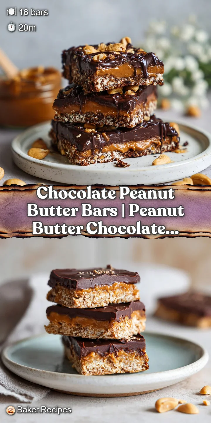 Close-up of a thick chocolate peanut butter bar, revealing creamy, fudgy layers and texture.