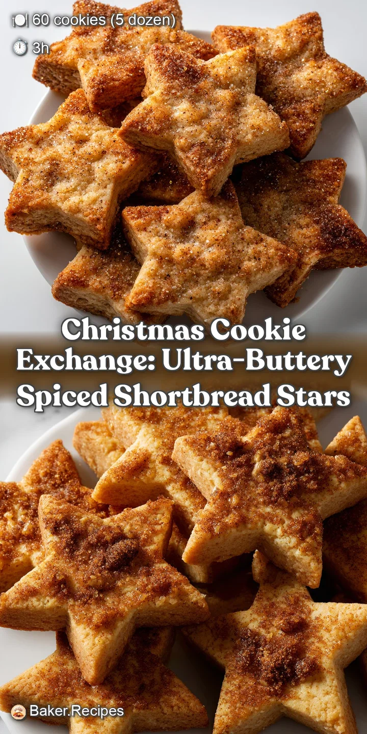 Christmas Cookie Exchange: Ultra-Buttery Spiced Shortbread Stars