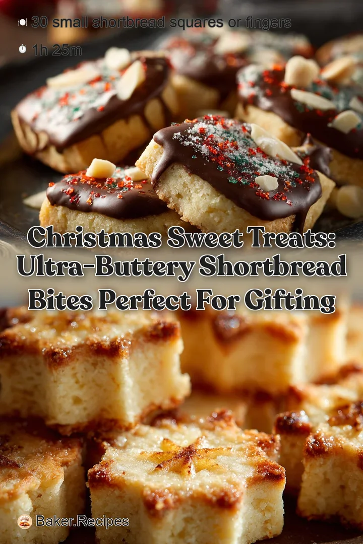 Christmas Sweet Treats: Ultra-Buttery Shortbread Bites Perfect for Gifting