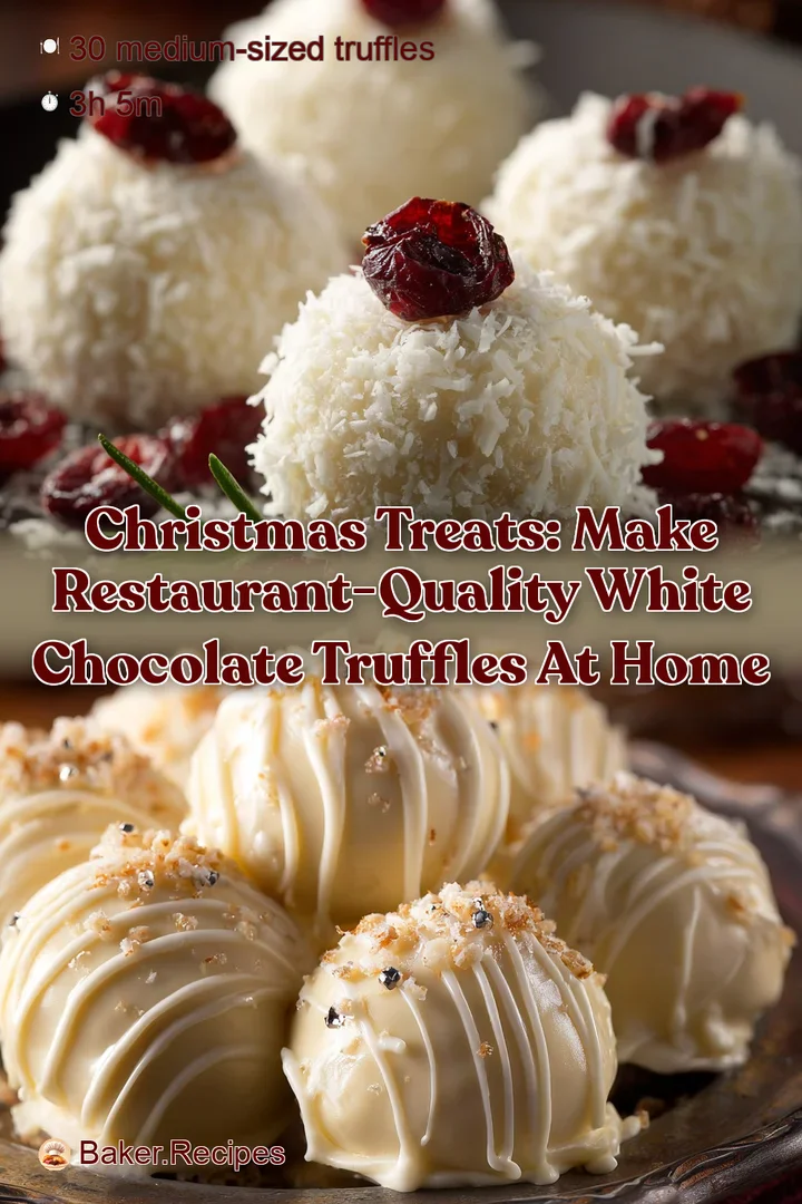 Christmas Treats: Make Restaurant-Quality White Chocolate Truffles at Home