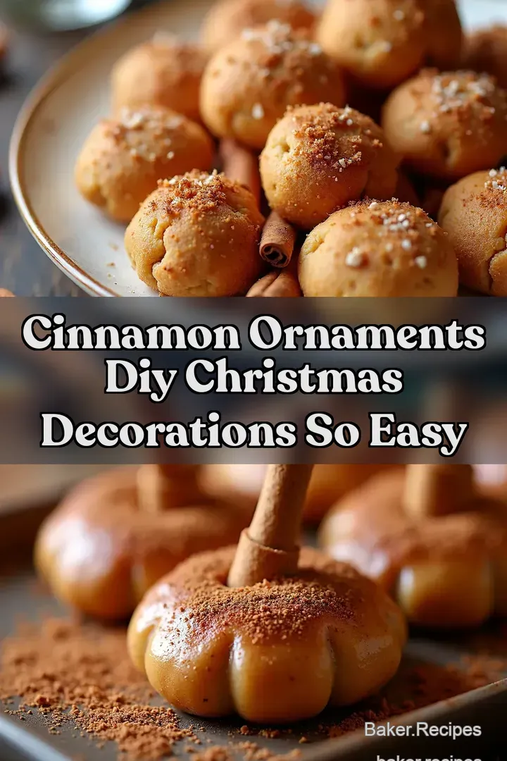 Cinnamon Ornaments DIY Christmas Decorations so Easy