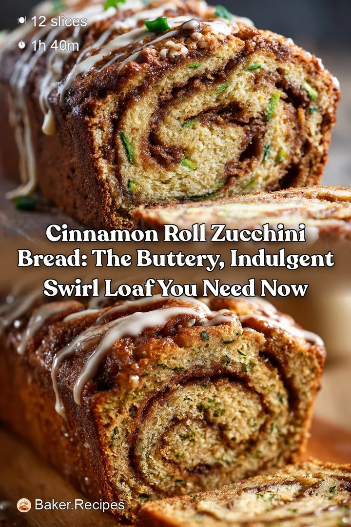 Cinnamon Roll Zucchini Bread: The Buttery Indulgent Swirl Loaf You Need Now