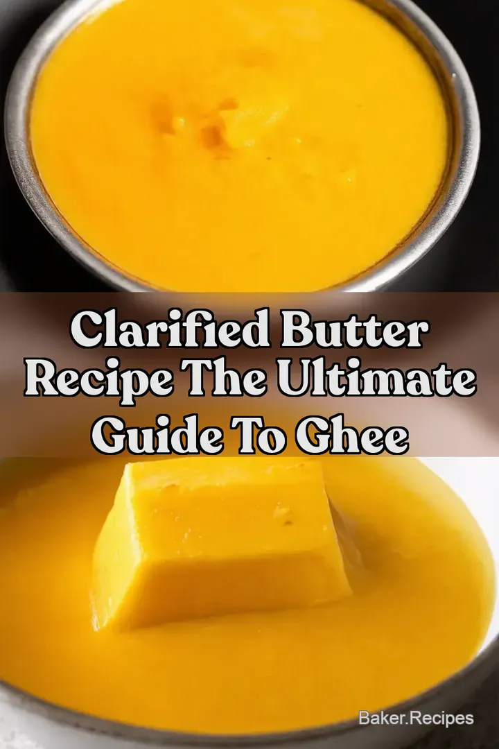 Clarified Butter Recipe The Ultimate Guide to Ghee