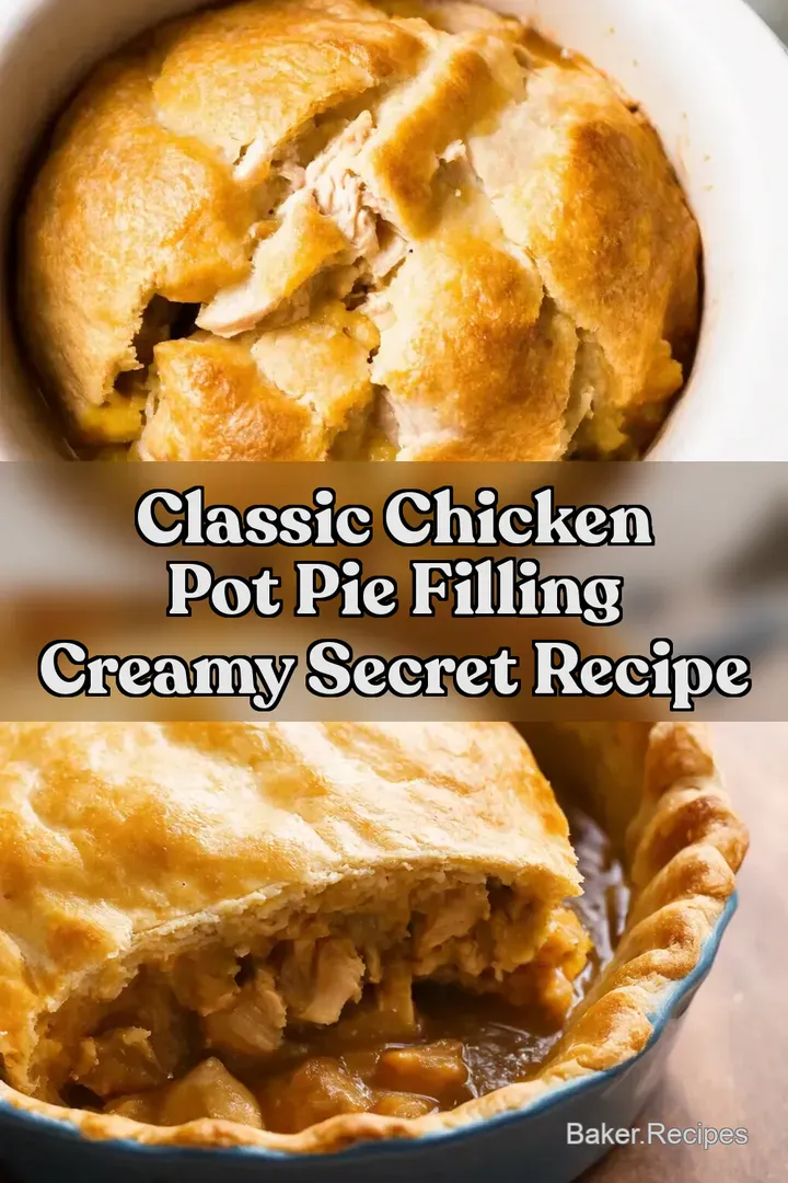 Classic Chicken Pot Pie Filling Creamy Secret Recipe