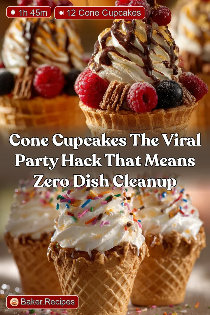 Cone Cupcakes The Viral Party Hack That Means Zero Dish Cleanup