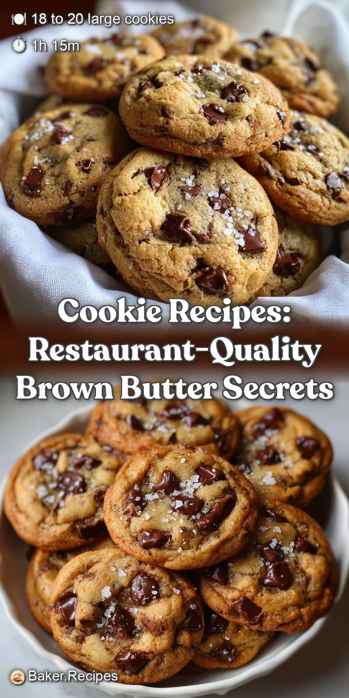 Cookie Recipes: Restaurant-Quality Brown Butter Secrets