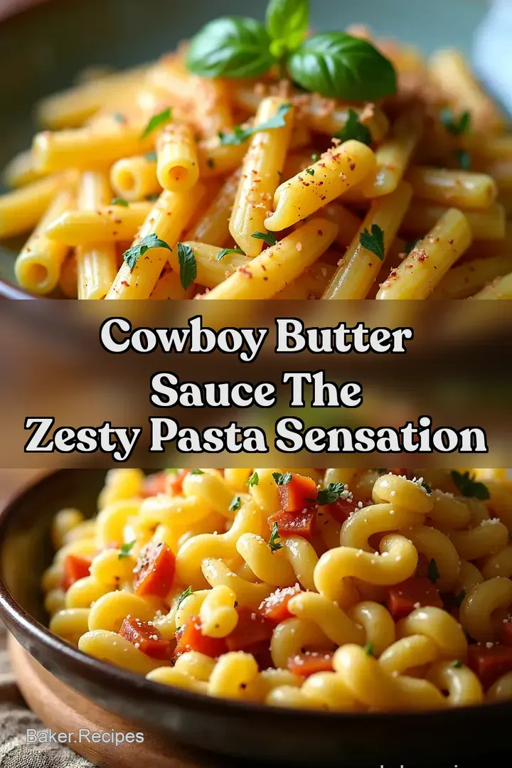 Cowboy Butter Sauce The Zesty Pasta Sensation