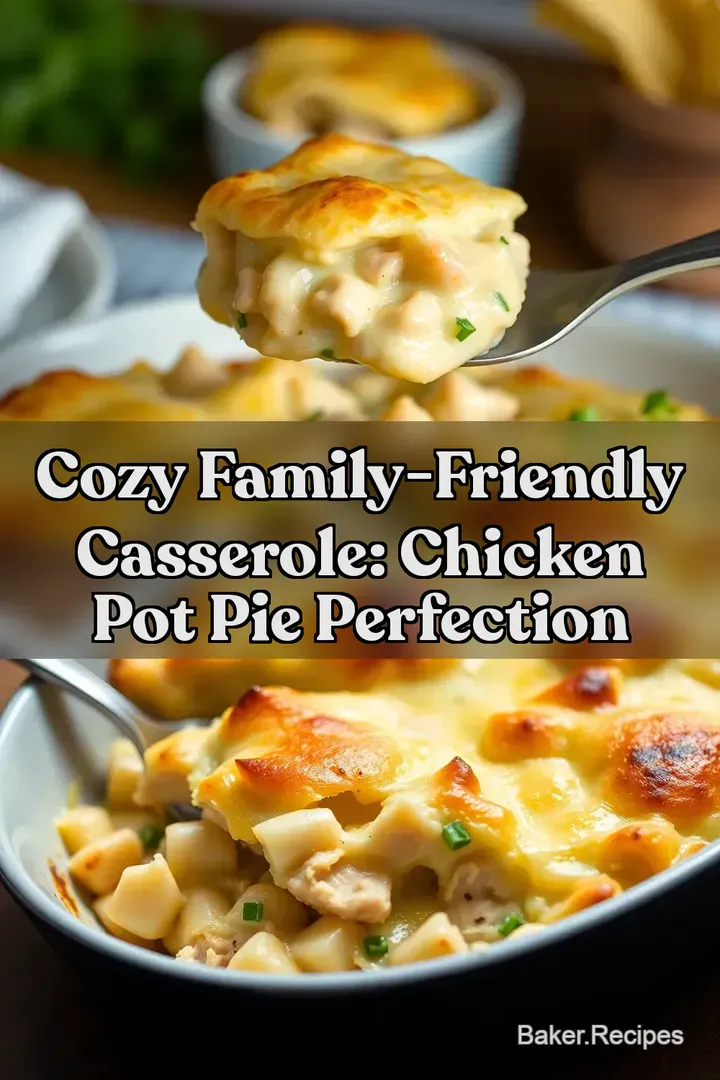 Cozy Family-Friendly Casserole: Chicken Pot Pie Perfection