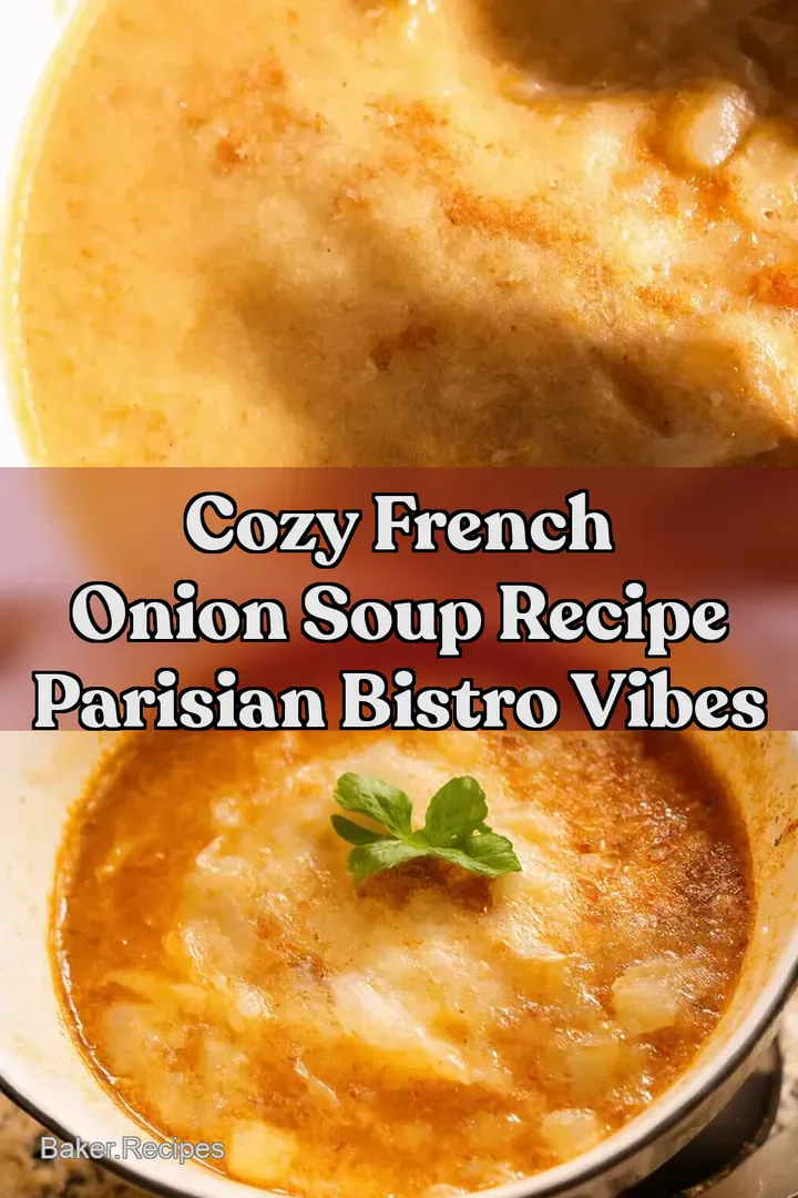 Cozy French Onion Soup Recipe Parisian Bistro Vibes