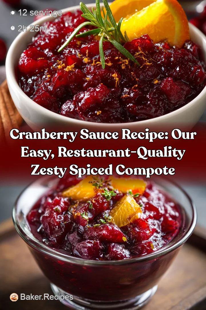 Cranberry Sauce Recipe: Our Easy Restaurant-Quality Zesty Spiced Compote