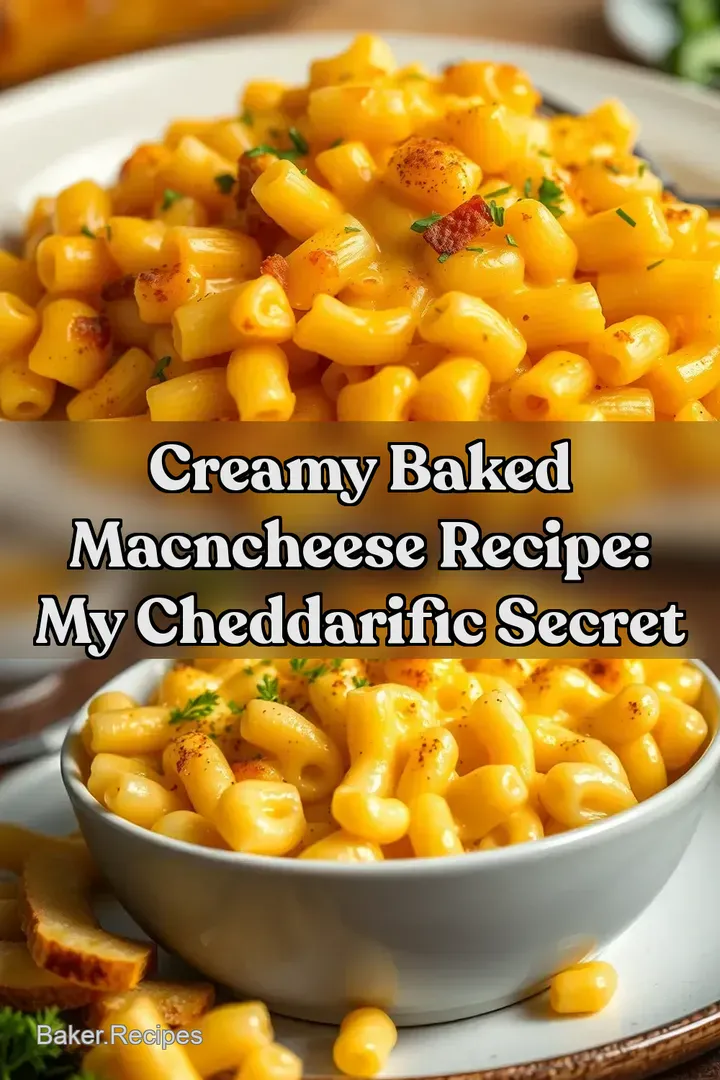 Creamy Baked Macncheese Recipe: My Cheddarific Secret