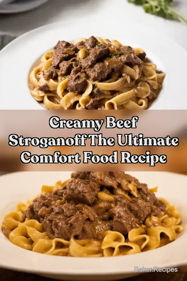Creamy Beef Stroganoff The Ultimate Comfort Food Recipe