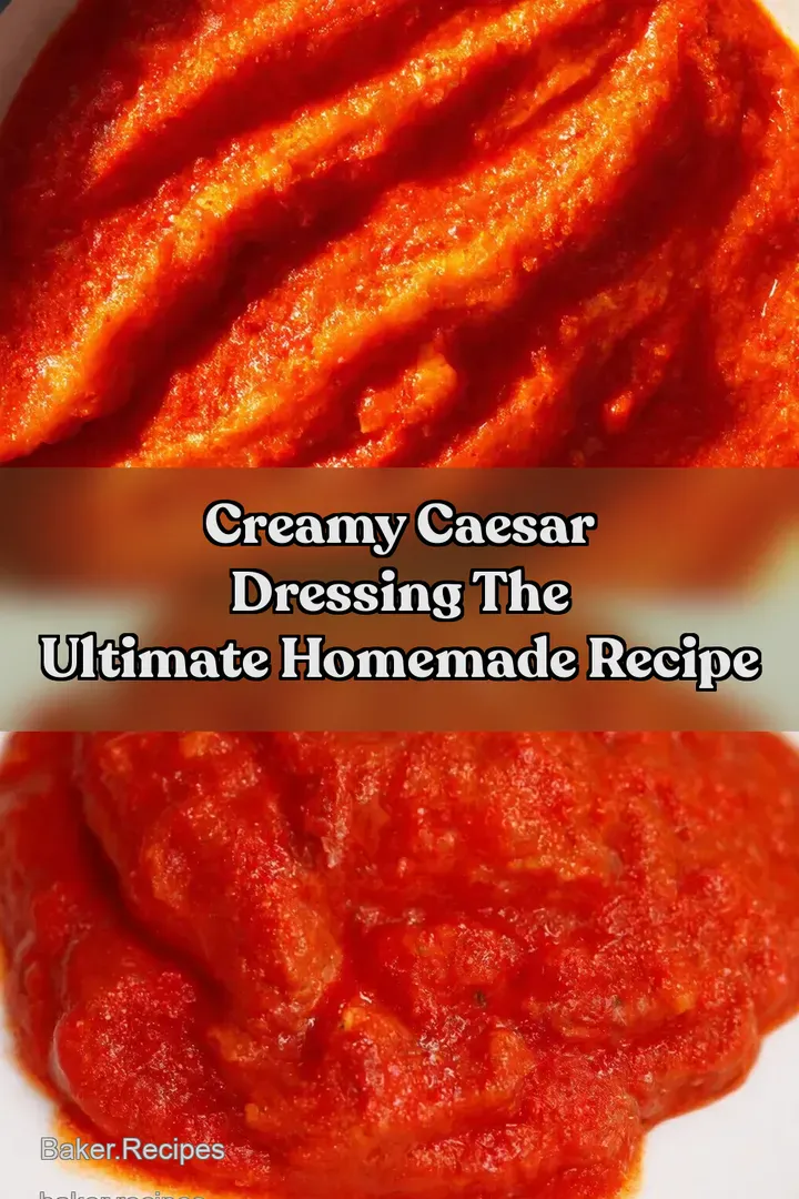 Creamy Caesar Dressing The Ultimate Homemade Recipe