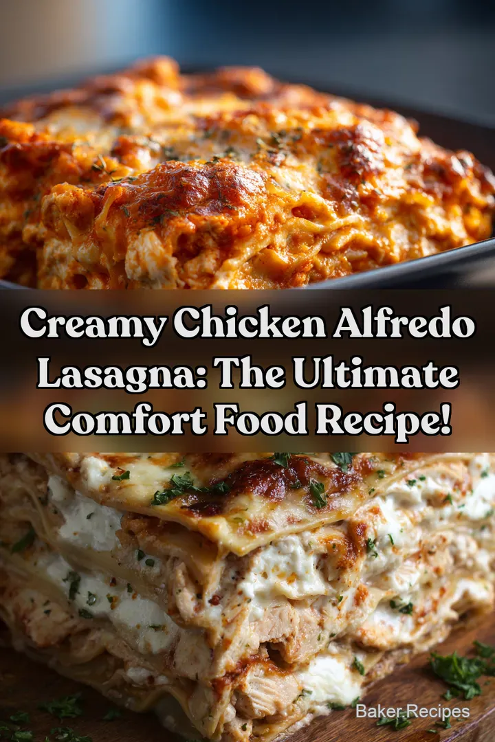 Creamy Chicken Alfredo Lasagna: The Ultimate Comfort Food Recipe!