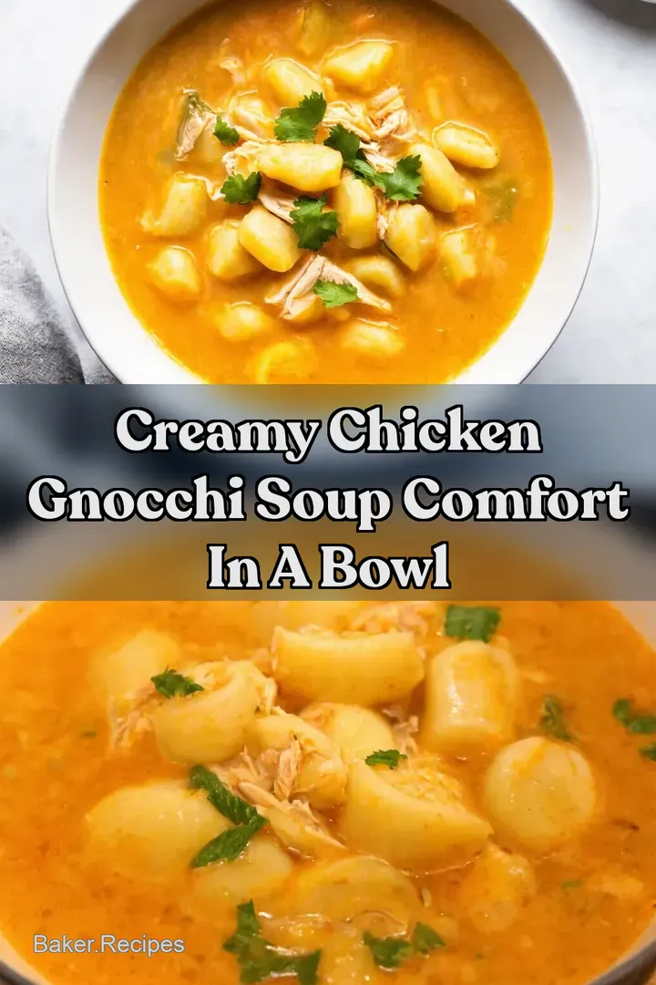 Creamy Chicken Gnocchi Soup Comfort in a Bowl