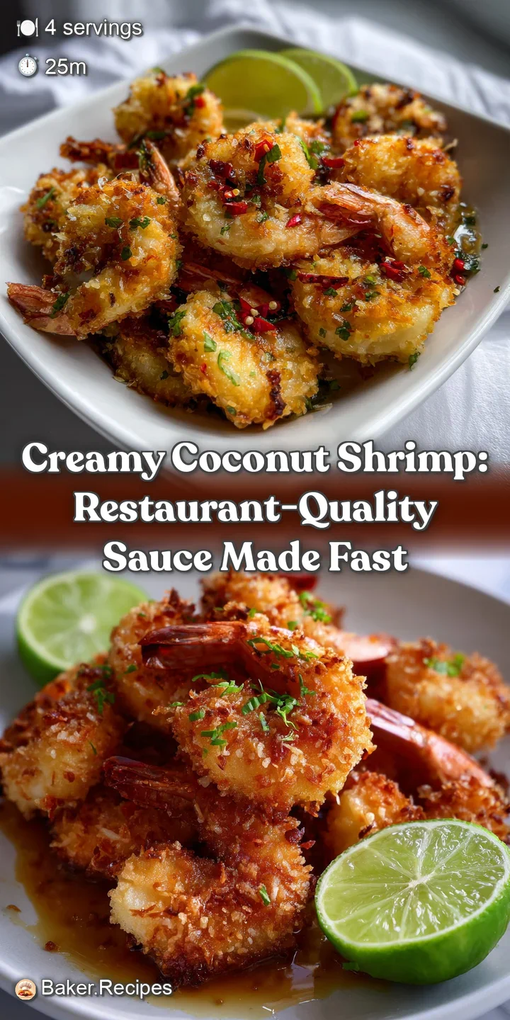 Creamy Coconut Shrimp: Restaurant-Quality Sauce Made Fast