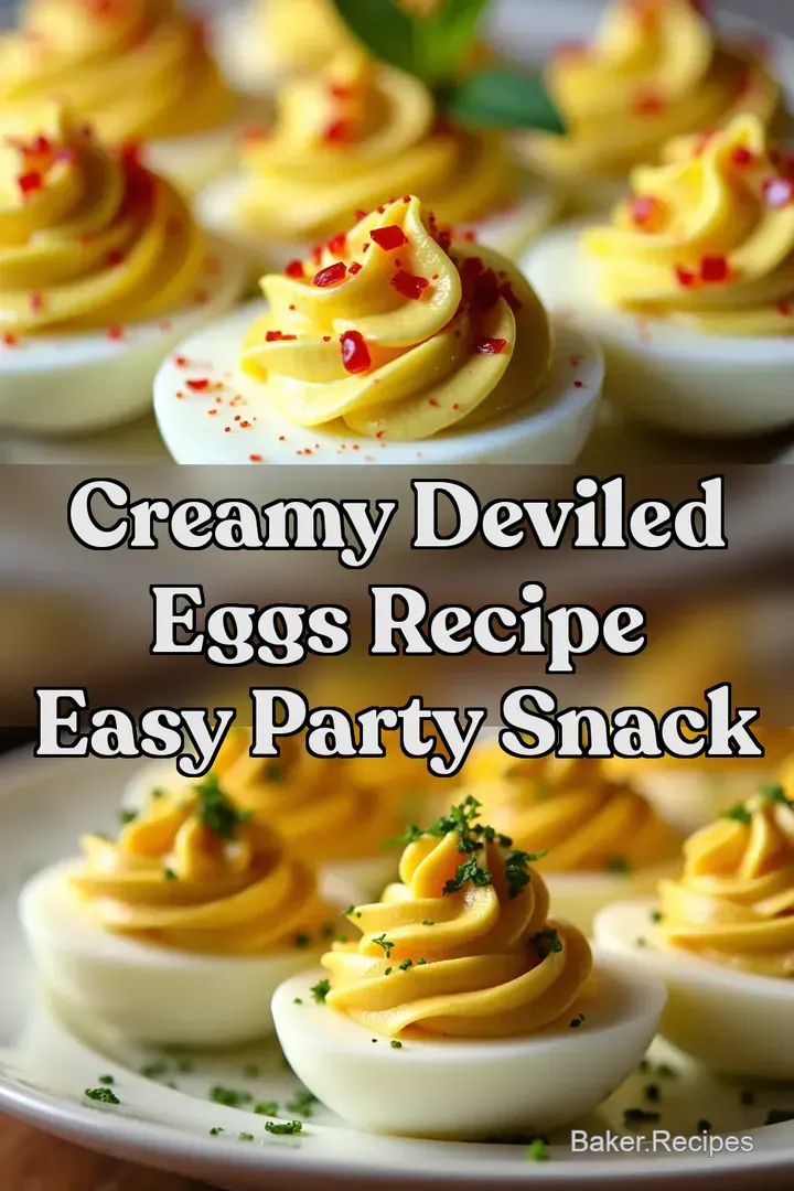 Creamy Deviled Eggs Recipe Easy Party Snack