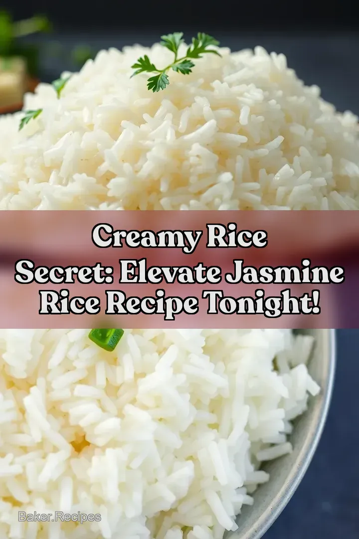Creamy Rice Secret: Elevate Jasmine Rice Recipe Tonight!