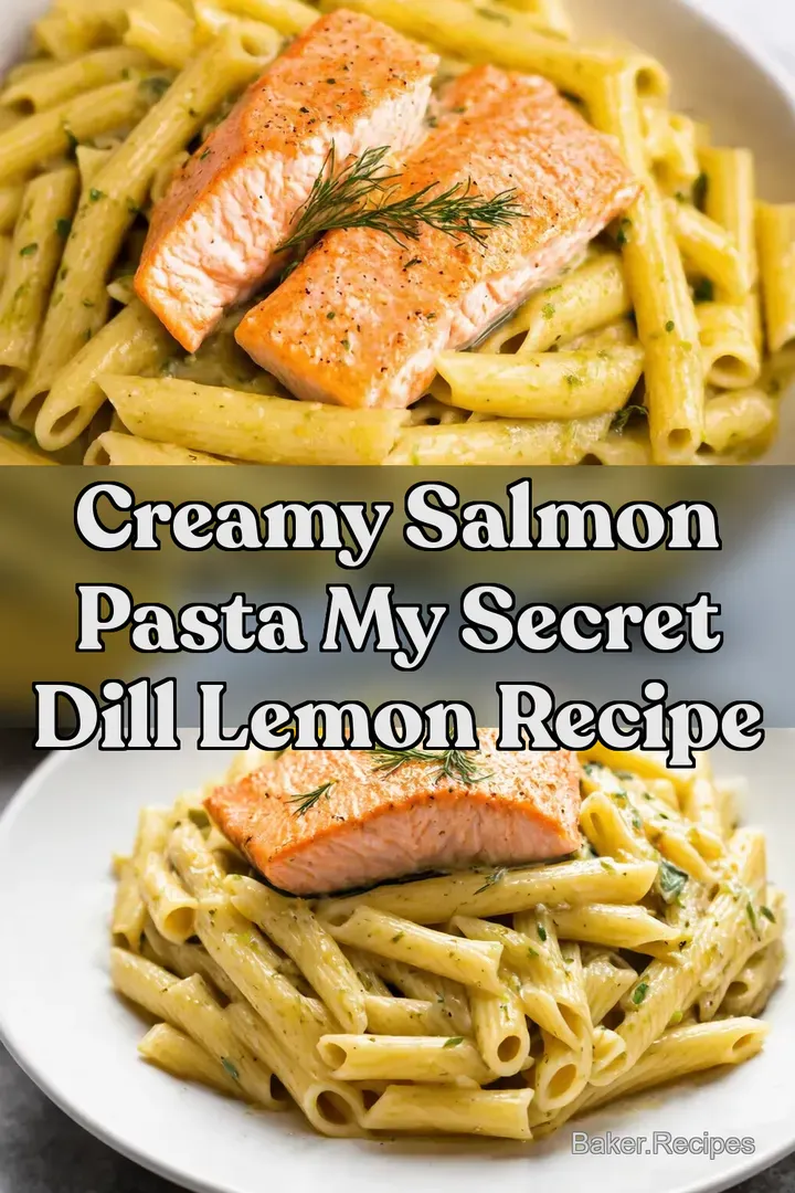 Creamy Salmon Pasta My Secret Dill Lemon Recipe