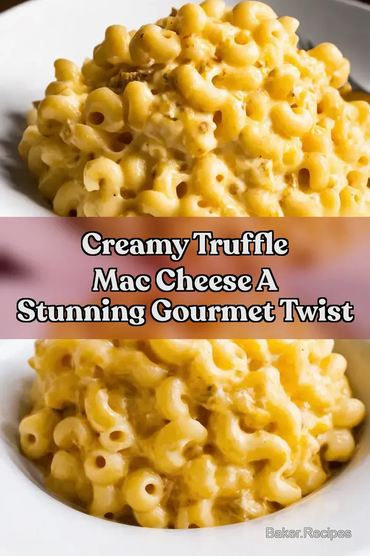 Creamy Truffle Mac Cheese A Stunning Gourmet Twist