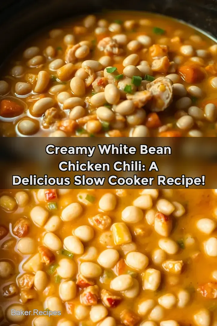 Creamy White Bean Chicken Chili: A Delicious Slow Cooker Recipe!