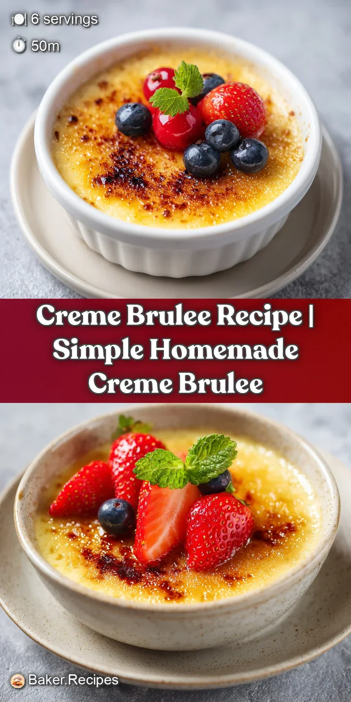 Close-up of a glistening, torched sugar surface with rich, creamy custard peeking through.