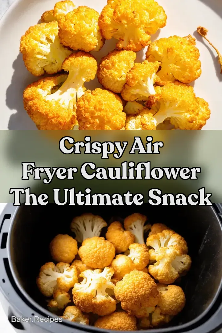 Crispy Air Fryer Cauliflower The Ultimate Snack